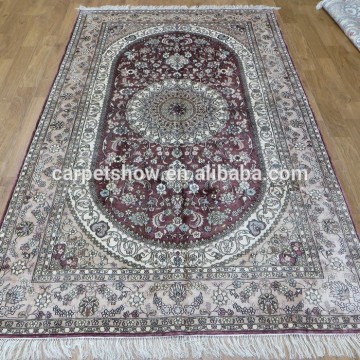 5*8 ft Hand Knotted Double Knots Carpet silk rugs