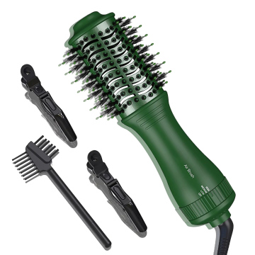 5-in-1 Hot Brush Hair Dryer Curl Rotating Ionic Hair Brush Dryer