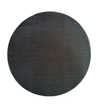 Black Wire Mesh Filtration Plain Weave Screen - 30 sqm Carbon Steel Plastic Extruder Melt Filter Mesh