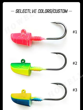 Wholesale 42g Quality Saltwater Lead Head Jig Head with BKK Hook