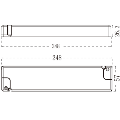 60W Ultra Thin Power Supply LED Driver