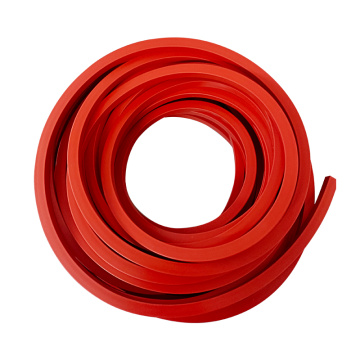 Nitrila/NBR/EPDM/Silicone Red Silicone Dense Strip