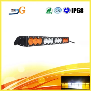 High Lumen 22inch 120W 10-30V Voltage Amber Color Wholesale Led Light Bar