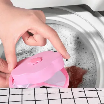 25#Filter Mesh Laundry Balls Pouch Cleaning Laundry Balls Bag Dirty Fiber Collector Washing Machine Filter Laundry Balls Discs