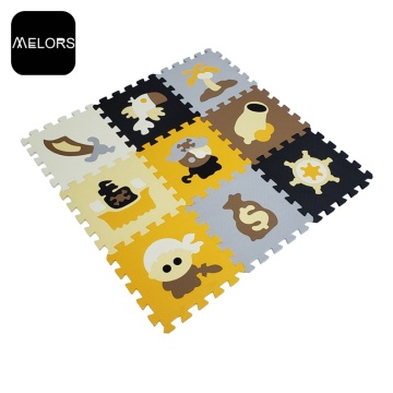 EVA Foam Educational Pirate Cartoon Shape Puzzle Mat