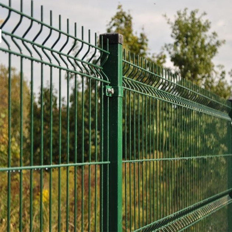 Galvanized PVC Coated Wire Mesh Yard Fence