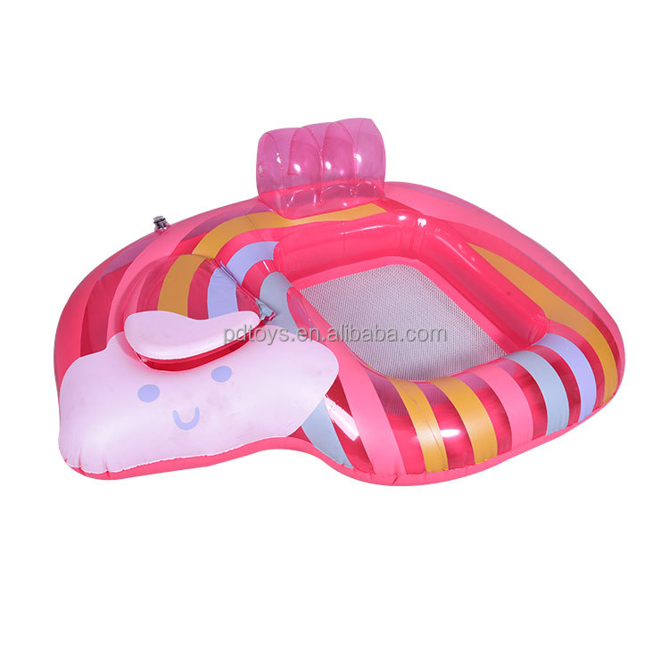 Sommar Rainbow Water Lounger Floating Bed Pool Floats