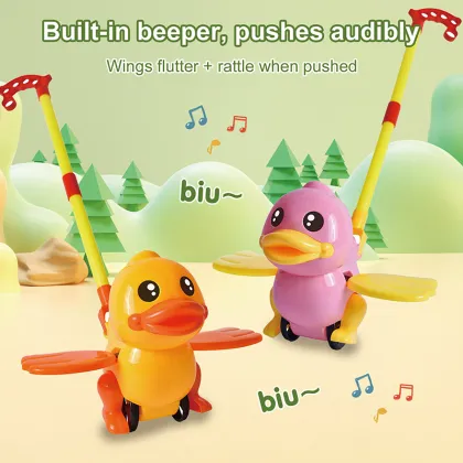 Plastic Cartoon Dinosaur Airplane Design Hand Pull Walker Toys for Children