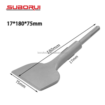 SUBORUI 75x180mm SDS Plus Shank Carbide Chisel Bit for Concrete and Masonry
