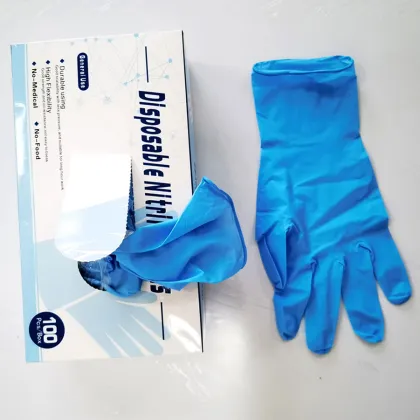 Sale black nitrile gloves