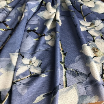 polyester strench jacquard printed knitting fabric