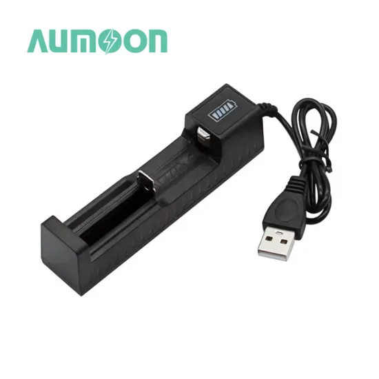 Aumoon 18650 USB Input Lithium Battery Charger and Flashlight: Universal External Charging Solution