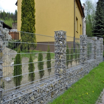 Soluções de parede de retenção de Gabion soldados de alta resistência