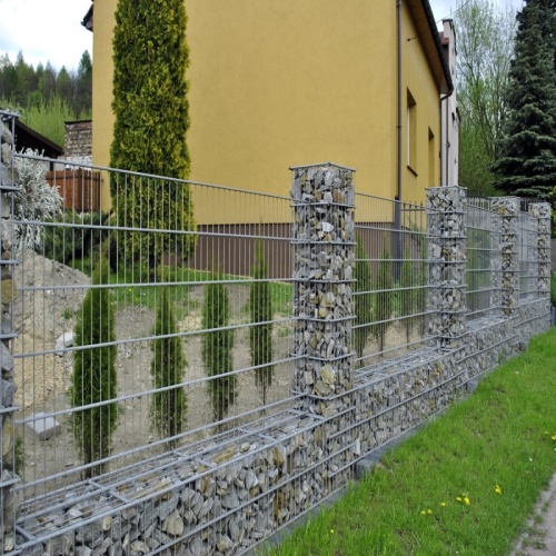 Soluções de parede de retenção de Gabion soldados de alta resistência