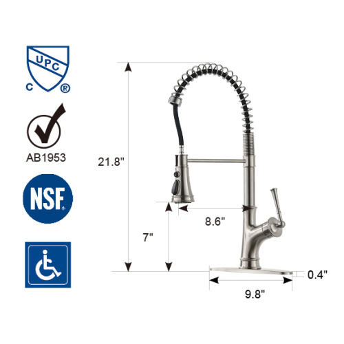 Stainless Steel Kitchen Faucet Pull Down stainless steel Kitchen Faucet Factory