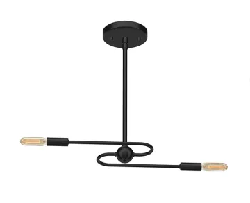 Modern Style S-shape Metal Led Pendant light