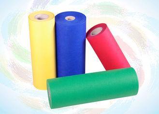 Recycling Colorful PP Spunbond Non Woven Fabric Rolls Water