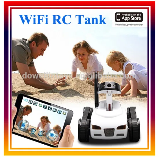 Mini i-Spy 4CH RC Tank WiFi FTV Car Android/IOS Controled WiFi Camera Remote Control Tank