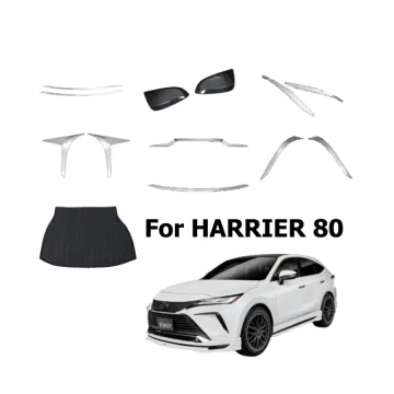 OEM ODM Japanese Car Accessories for Toyota Harrier 80: Bumper Corner Trim, Grille Trim, Mirror Garnish