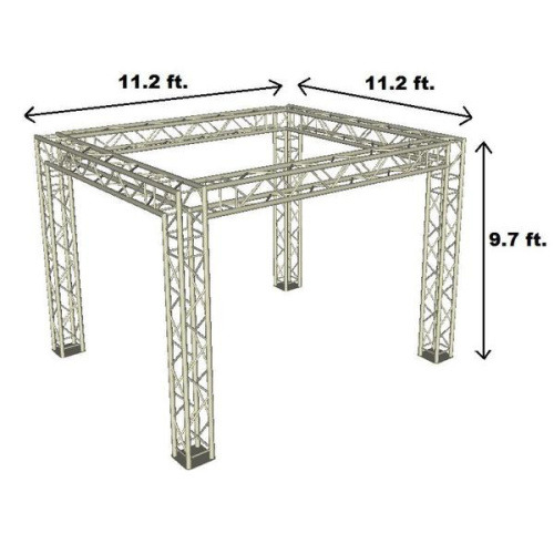 Estande de feira comercial Truss