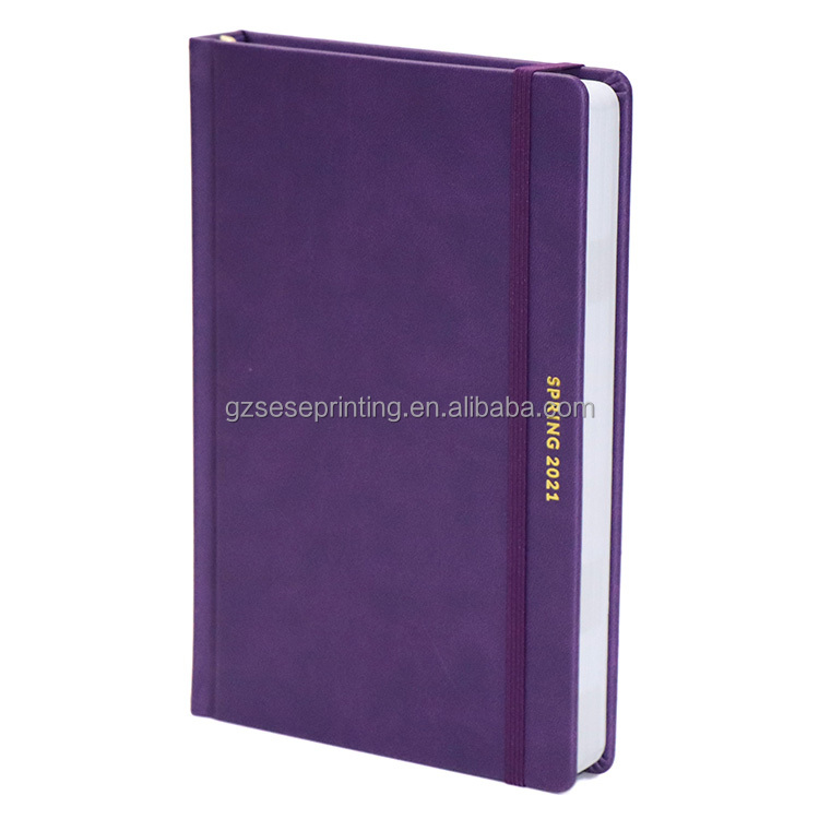 2022 Diary Budget Planner Leather Agenda Hardcover Notebook A5 Custom Journal