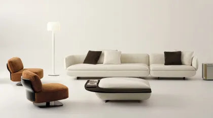 Vivienne Italian Leather Modular Sofa Set