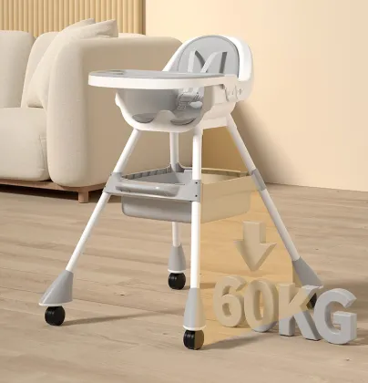 Baby Folding High Feeding Chair Dining Booster Seat