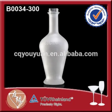 Empty Round Bottles 300 ML Soap Refill 10 OZ Hand Sanitizer Glass Bottle
