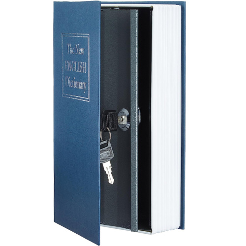 Secret Hidden Metal Book Safes with 2 keys