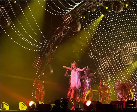 Event Stage 360degree LED Ball String Curtain