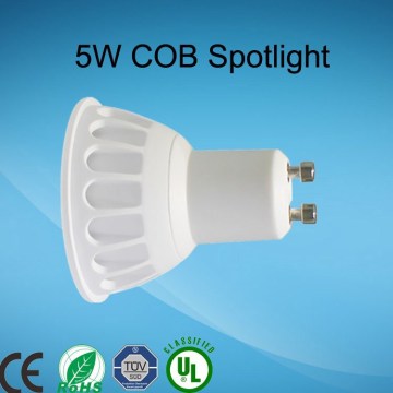 LED COB 6W Scheinwerfer 85-265V dimmbar gu10 LED-Strahler gu10 Cob UK 50 * 54mm hohe cri> 95 scharfe Cob Gu10 geführt