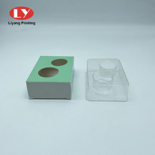 Glossy Paper Cosmetics Display Box with Blister Packaging