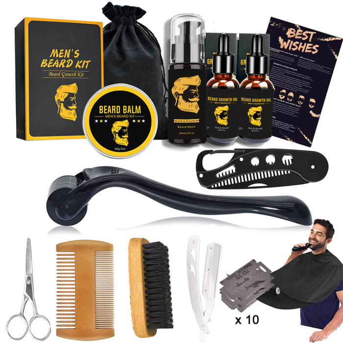 Kits de crecimiento de barba de 13 piezas