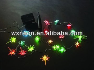 Outdoor Christmas decoration solar string light from china supplier
