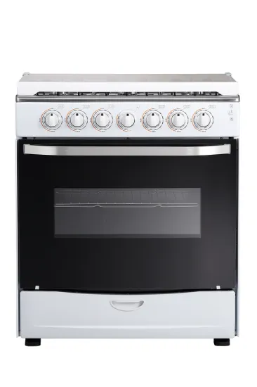 6-burner gas range with oven