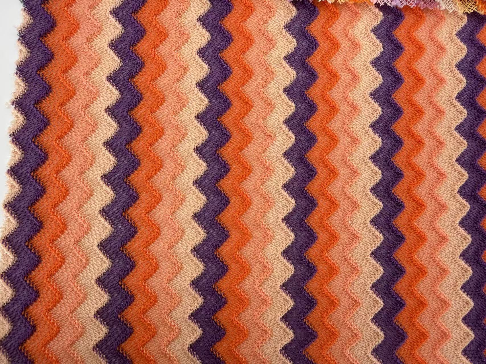 igzag Color Stripe Warp Knit