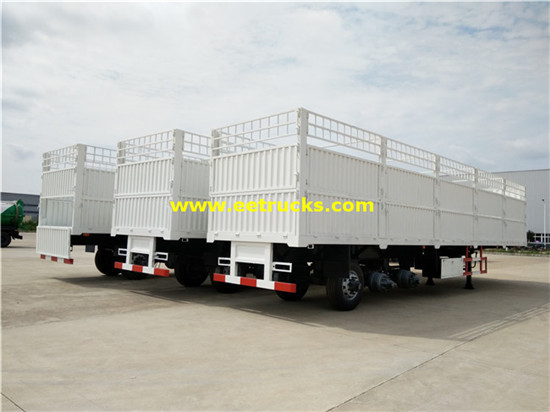 40ton 3 Axles Box Cargo Trailers