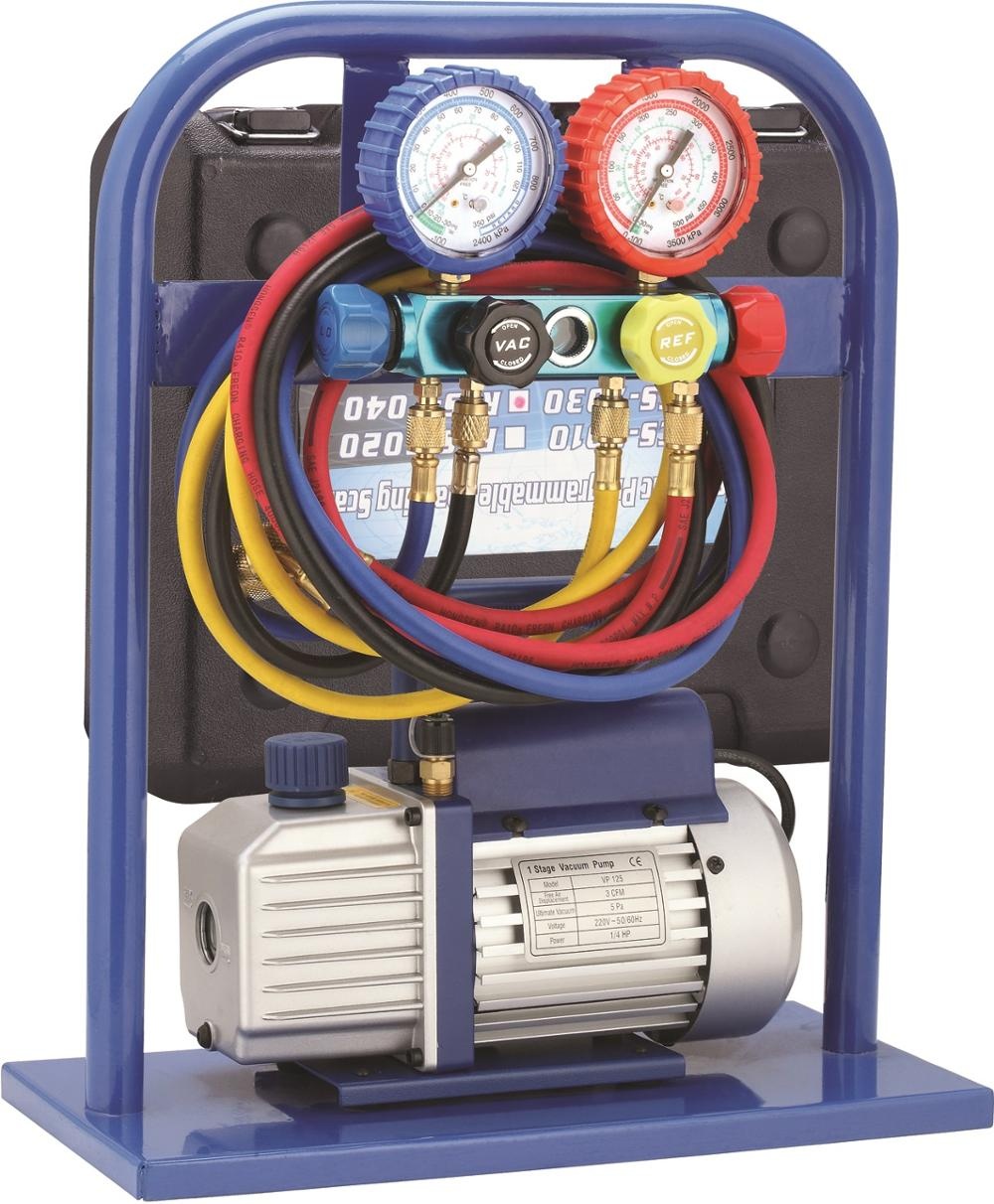 Mataas na kalidad na manifold gauge set vacuum pump