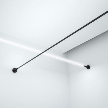 3M LED -Streifen Edelstahl Pendelleuchte - 110 V/220 V, 360 -Grad -Rotation