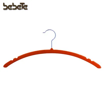 Multifunctional l Shape Velvet Hanger for wholesales