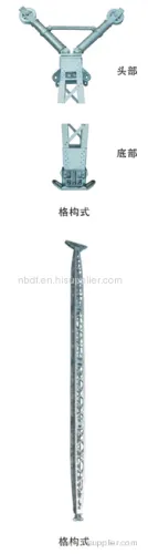 Aluminum Alloy Inner Suspended Lattice Gin Pole 