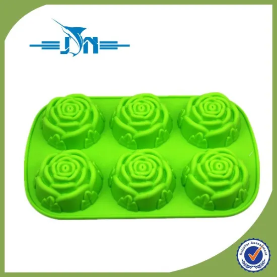 6pcs combination Shape Silicone Mold Custom Moon Cake Mould