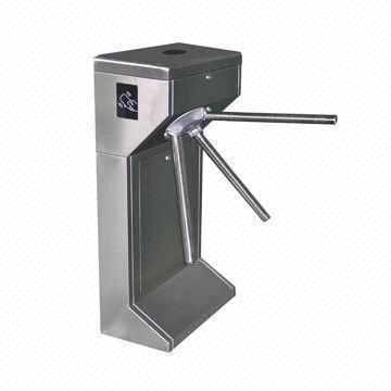 Tripod Turnstile, Can be Mounted, with Display, Passage Counter and Card Reader