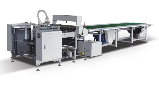 Automatic gluing box machine