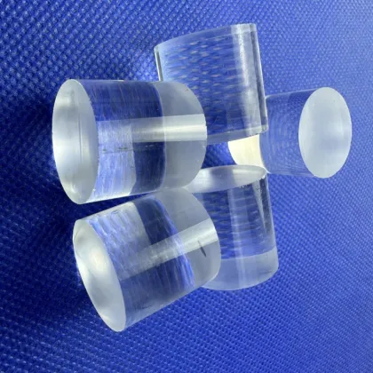 Custom Optical Fused Quartz Rods in Various Sizes - High Purity Sample Quartz Rods