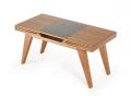 Meja komputer Nova Mid-Century Walnut