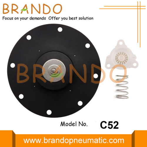 Diafragma para la válvula de solenoide de pulso de filtro Intensiv C52