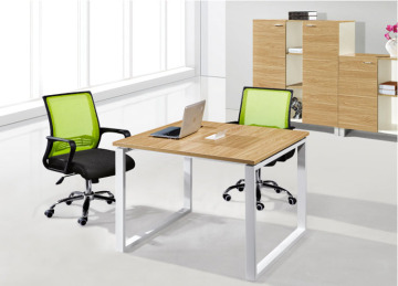 Simple Metal Frame Melamine Board Conference Table