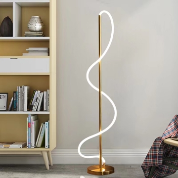 Modern Aluminum LED Floor Lamp for Bedroom Decor