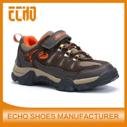 2016 new design kids shoes children outdoor shoes